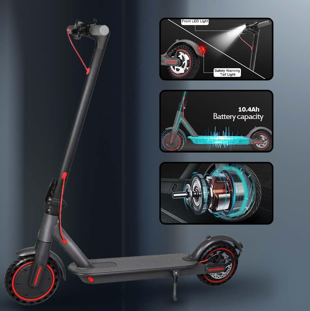 Electric Scooter for Adult,Free skateboard seat included