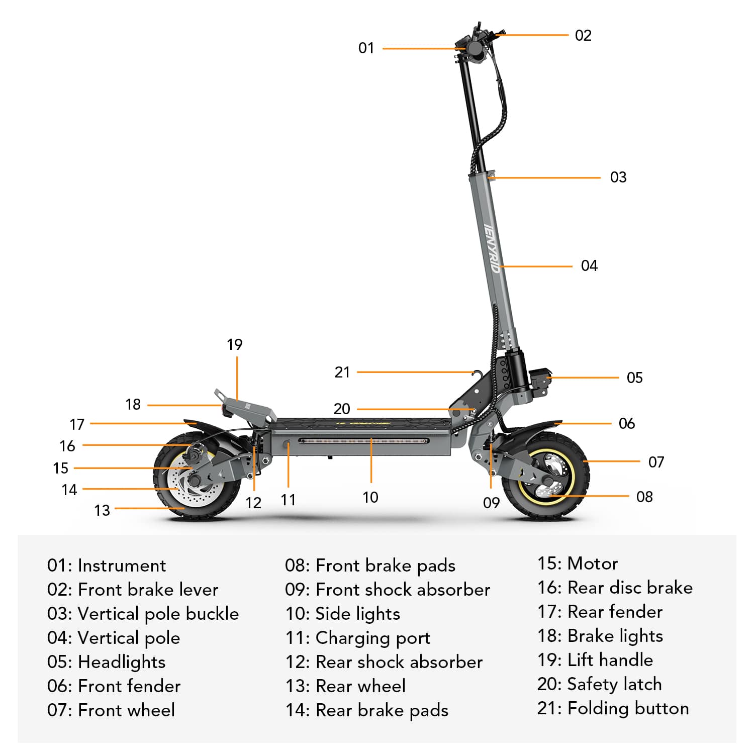 iENYRID S1 Off-Road Electric Scooter