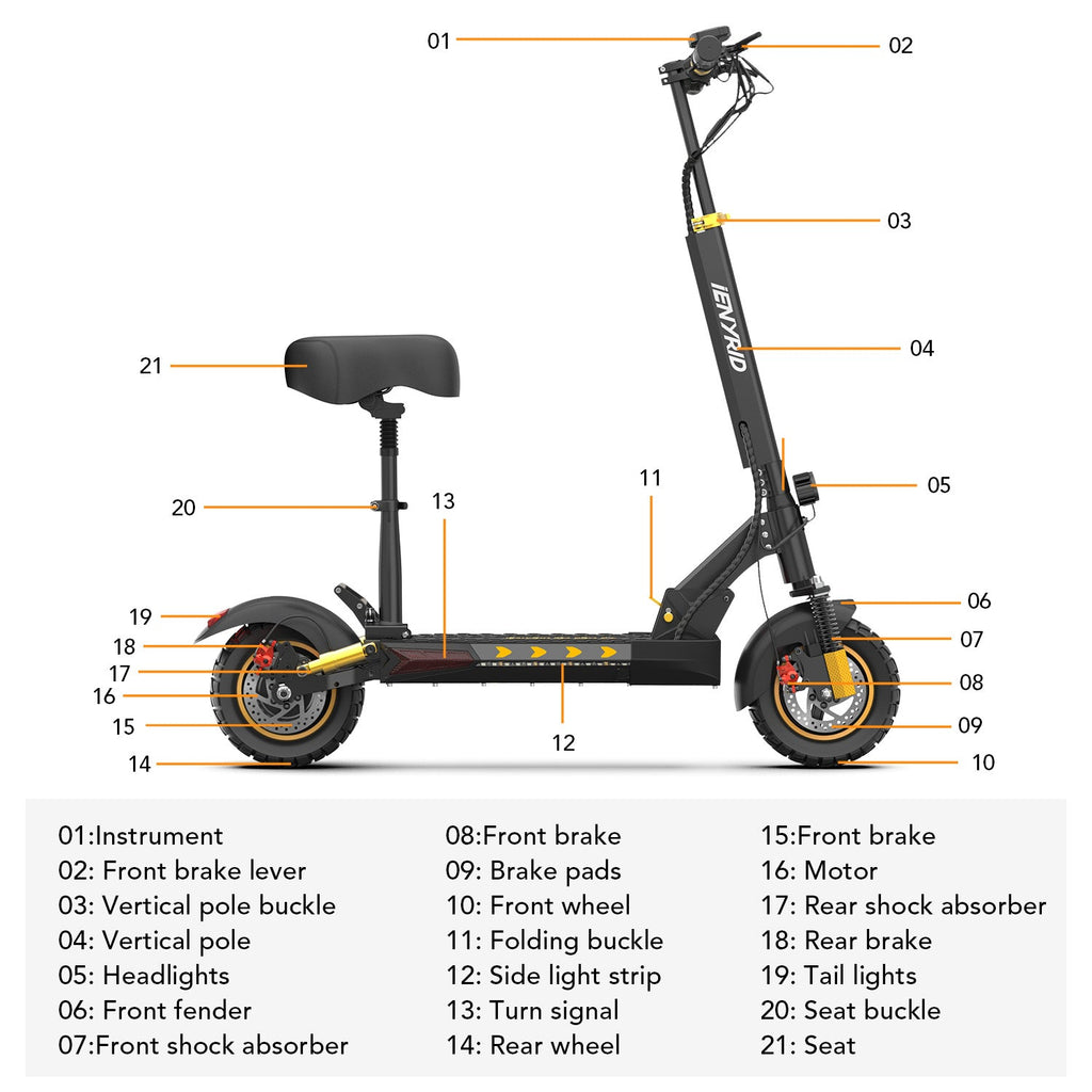 iENYRID M4 Pro S+ E-Scooter With Seat